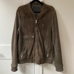 All Saints Men’s suede jacket